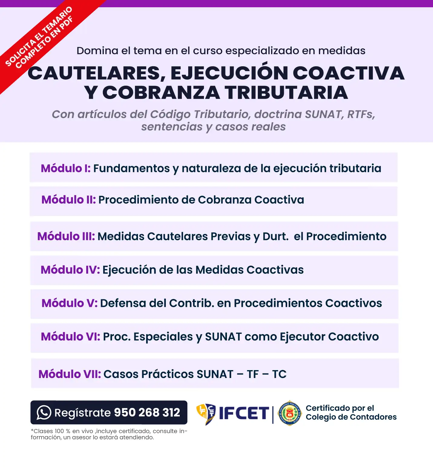 Cautelares Ejecucion Coactiva y Cobranza Tributaria