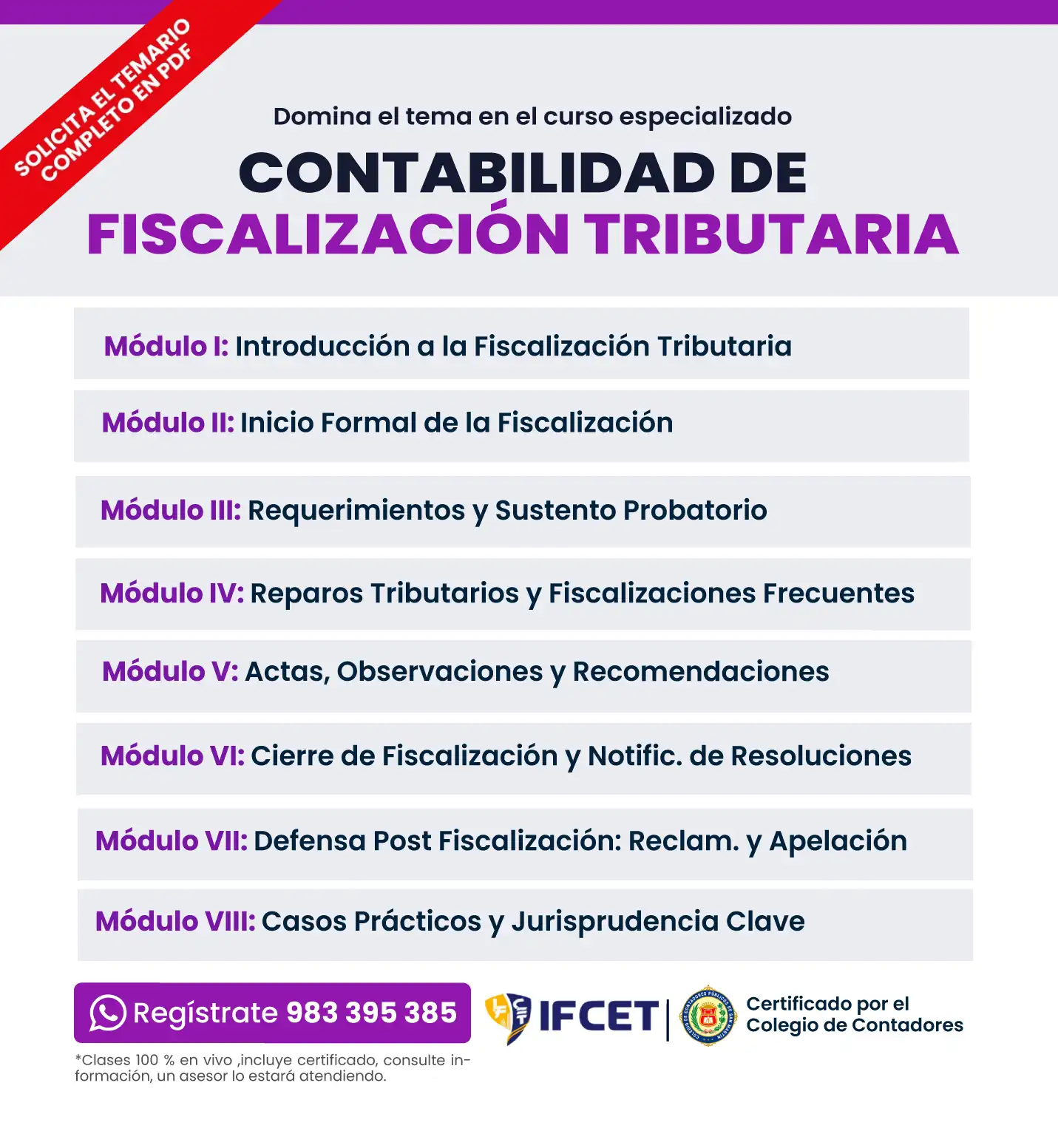 Contabilidad de Fiscalizacion Tributaria