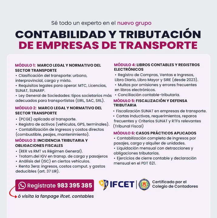 Contabilidad Y Tributacion De Empresas De Transporte