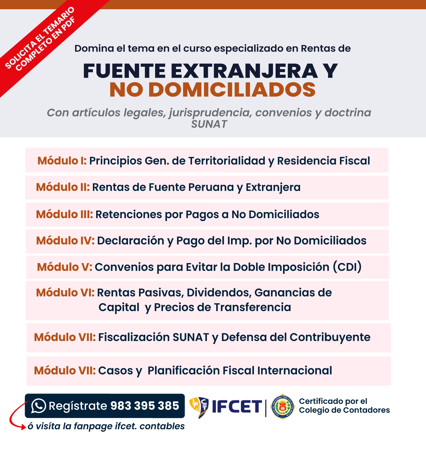 Rentas de Fuente Extranjera y No Domiciliados